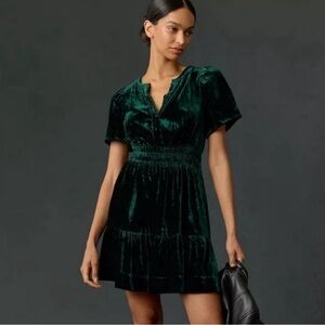 Somerset Mini Dress: Velvet Edition